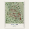Hyde Park, Missouri map print, the full design