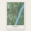 Imperial, Missouri map print, the full design