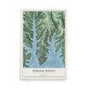 Map of Indian Point, Missouri, 12 x 18 inch unframed archival matte print