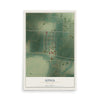 Map of Ionia, Missouri, 12 x 18 inch unframed archival matte print