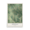 Map of Josephville, Missouri, 12 x 18 inch unframed archival matte print