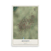 Map of Kennett, Missouri, 12 x 18 inch unframed archival matte print