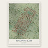 Kingsway East, Missouri map print, the full design