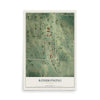 Map of Koshkonong, Missouri, 12 x 18 inch unframed archival matte print
