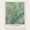Lake Timberline, Missouri map print, the full design