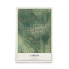 Map of Laredo, Missouri, 12 x 18 inch unframed archival matte print