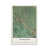 Map of Leadington, Missouri, 12 x 18 inch unframed archival matte print