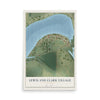 Map of Lewis and Clark Village, Missouri, 12 x 18 inch unframed archival matte print