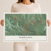 Map of Marble Hill, Missouri, 12 x 18 inch unframed archival matte print