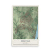 Map of Mehlville, Missouri, 12 x 18 inch unframed archival matte print