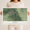 Map of Mexico, Missouri, 12 x 18 inch unframed archival matte print
