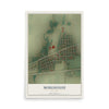 Map of Morehouse, Missouri, 12 x 18 inch unframed archival matte print