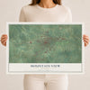 Map of Mountain View, Missouri, 12 x 18 inch unframed archival matte print