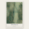 New Wells, Missouri map print, the full design