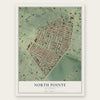 North Pointe, Missouri map print, the full design