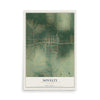 Map of Novelty, Missouri, 12 x 18 inch unframed archival matte print