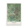 Map of O'Fallon, Missouri, 12 x 18 inch unframed archival matte print