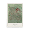 Map of Olivette, Missouri, 12 x 18 inch unframed archival matte print