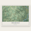 Orearville, Missouri map print, the full design