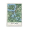 Map of Osage Beach, Missouri, 12 x 18 inch unframed archival matte print