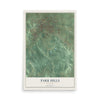 Map of Park Hills, Missouri, 12 x 18 inch unframed archival matte print