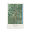 Map of Pevely, Missouri, 12 x 18 inch unframed archival matte print