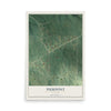 Map of Pierpont, Missouri, 12 x 18 inch unframed archival matte print