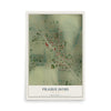 Map of Prairie Home, Missouri, 12 x 18 inch unframed archival matte print