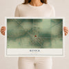 Map of Renick, Missouri, 12 x 18 inch unframed archival matte print