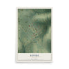 Map of Revere, Missouri, 12 x 18 inch unframed archival matte print