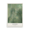 Map of Richards, Missouri, 12 x 18 inch unframed archival matte print