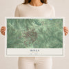 Map of Rolla, Missouri, 12 x 18 inch unframed archival matte print