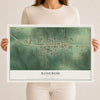 Map of Rosebud, Missouri, 12 x 18 inch unframed archival matte print