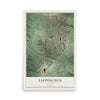 Map of Sappington, Missouri, 12 x 18 inch unframed archival matte print