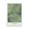 Map of Seligman, Missouri, 12 x 18 inch unframed archival matte print