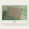 Shaw, Missouri map print, the full design