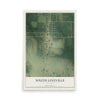 Map of South Lineville, Missouri, 12 x 18 inch unframed archival matte print