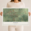 Map of Sparta, Missouri, 12 x 18 inch unframed archival matte print