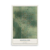 Map of Stotts City, Missouri, 12 x 18 inch unframed archival matte print