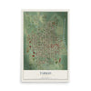 Map of Tarkio, Missouri, 12 x 18 inch unframed archival matte print