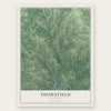 Thornfield, Missouri map print, the full design