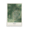 Map of Utica, Missouri, 12 x 18 inch unframed archival matte print