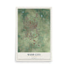 Map of Webb City, Missouri, 12 x 18 inch unframed archival matte print