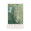 Map of Weldon Spring Heights, Missouri, 12 x 18 inch unframed archival matte print