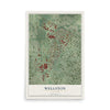 Map of Wellston, Missouri, 12 x 18 inch unframed archival matte print