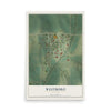 Map of Westboro, Missouri, 12 x 18 inch unframed archival matte print
