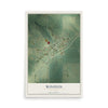 Map of Winston, Missouri, 12 x 18 inch unframed archival matte print