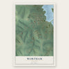 Wortham, Missouri map print, the full design