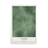 Map of Algoma, Mississippi, 12 x 18 inch unframed archival matte print