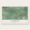 Arnold Line, Mississippi map print, the full design